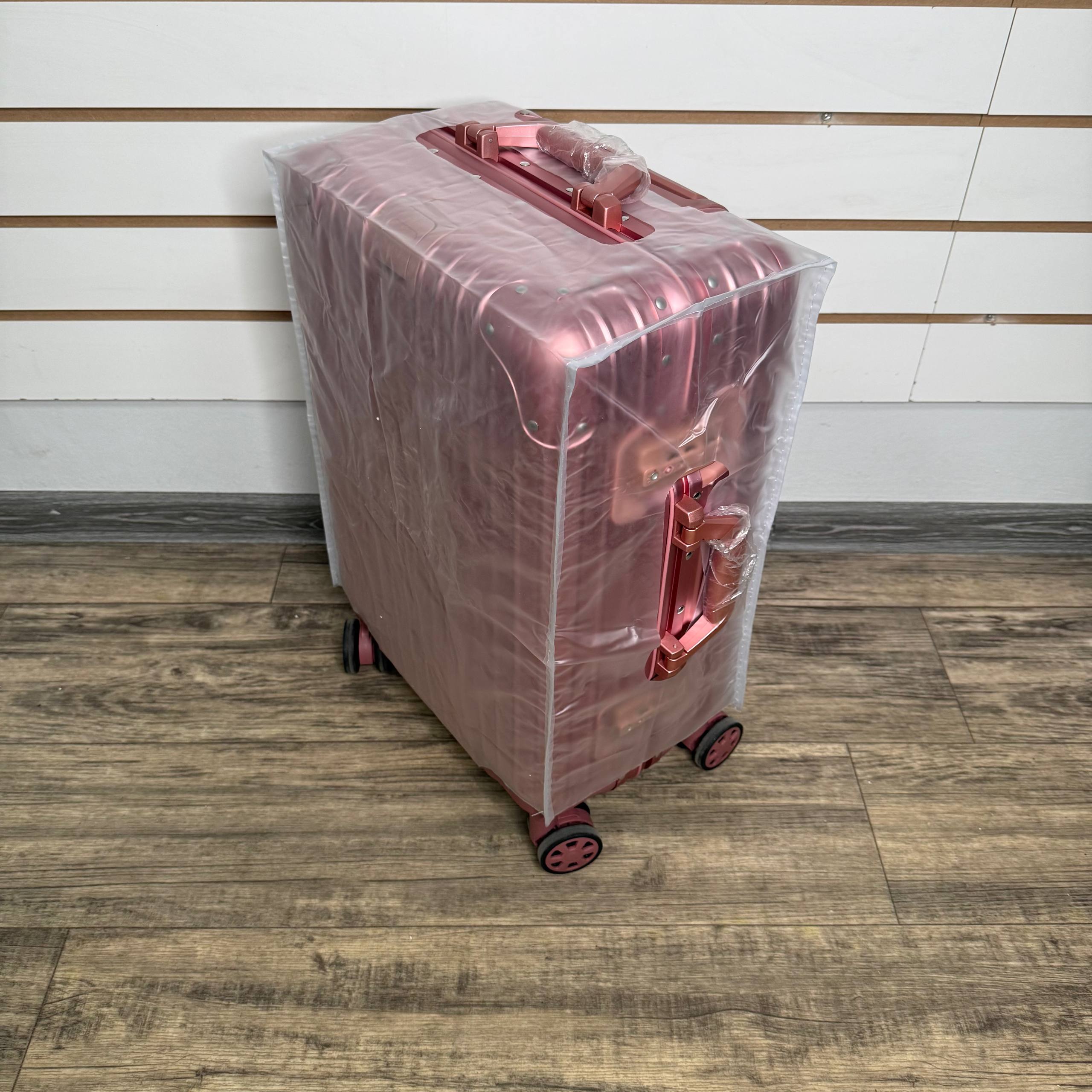 Чемодан алюминиевый S - Розовое золото