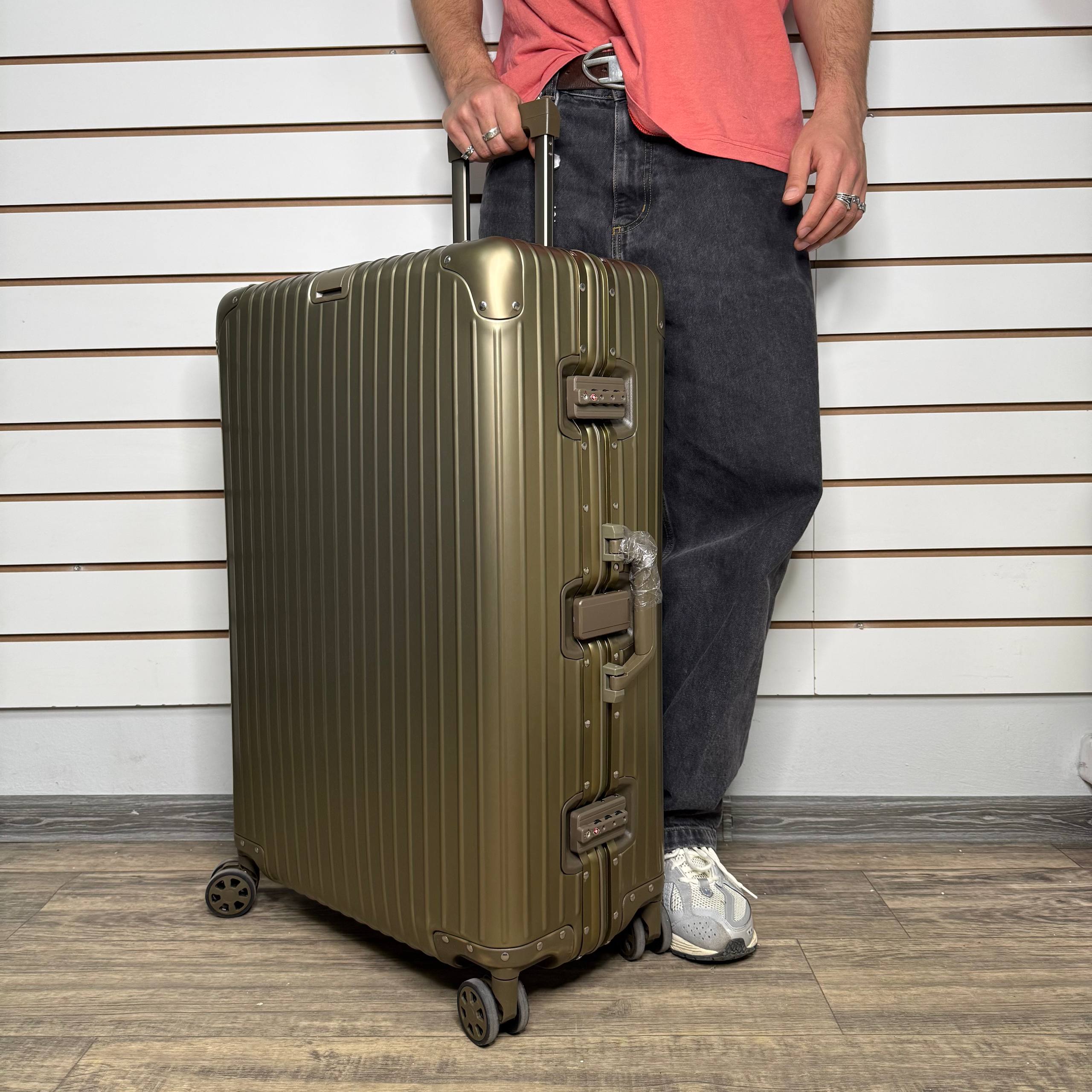 Чемодан алюминиевый L-XL - Бронзовый