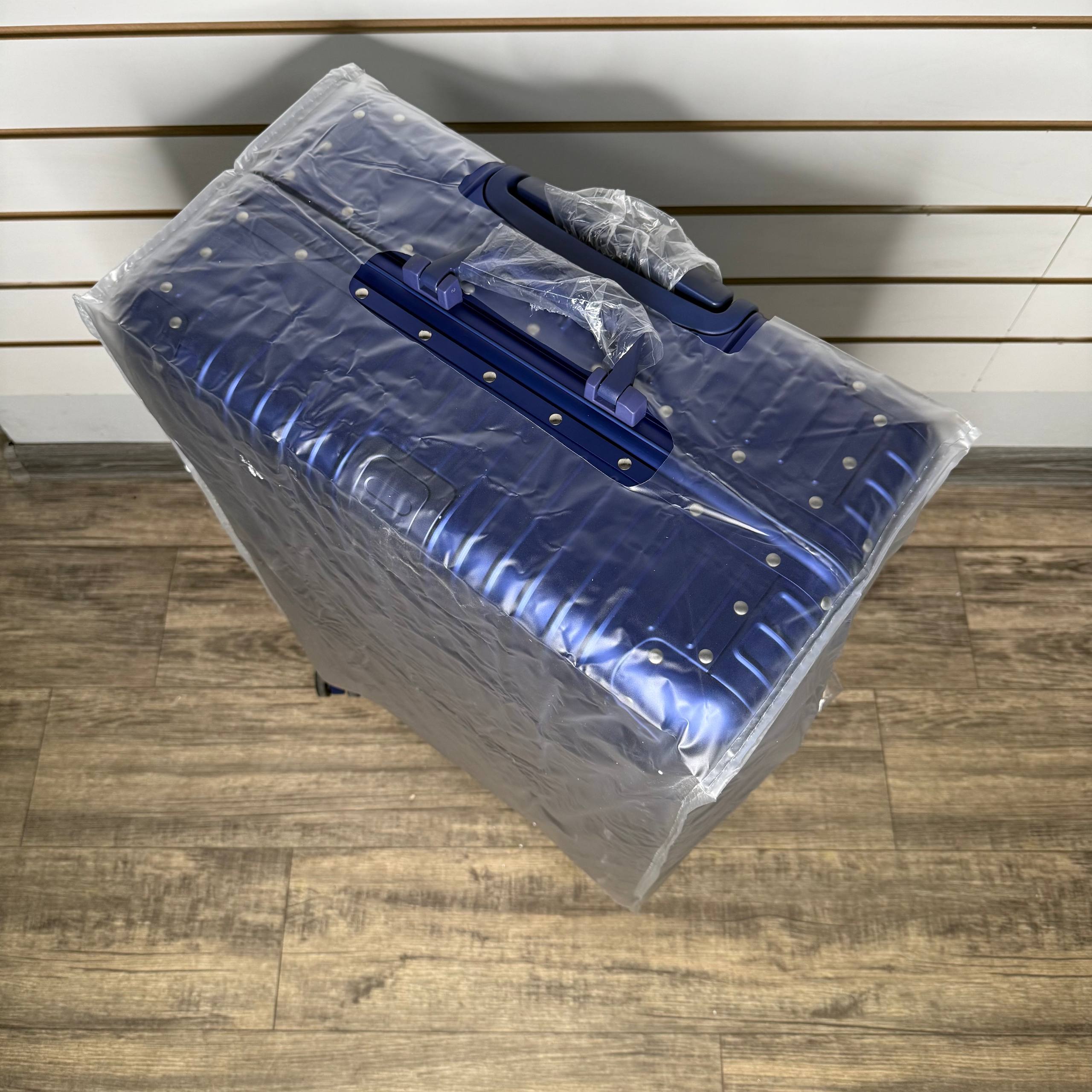 Чемодан алюминиевый L-XL - Синий