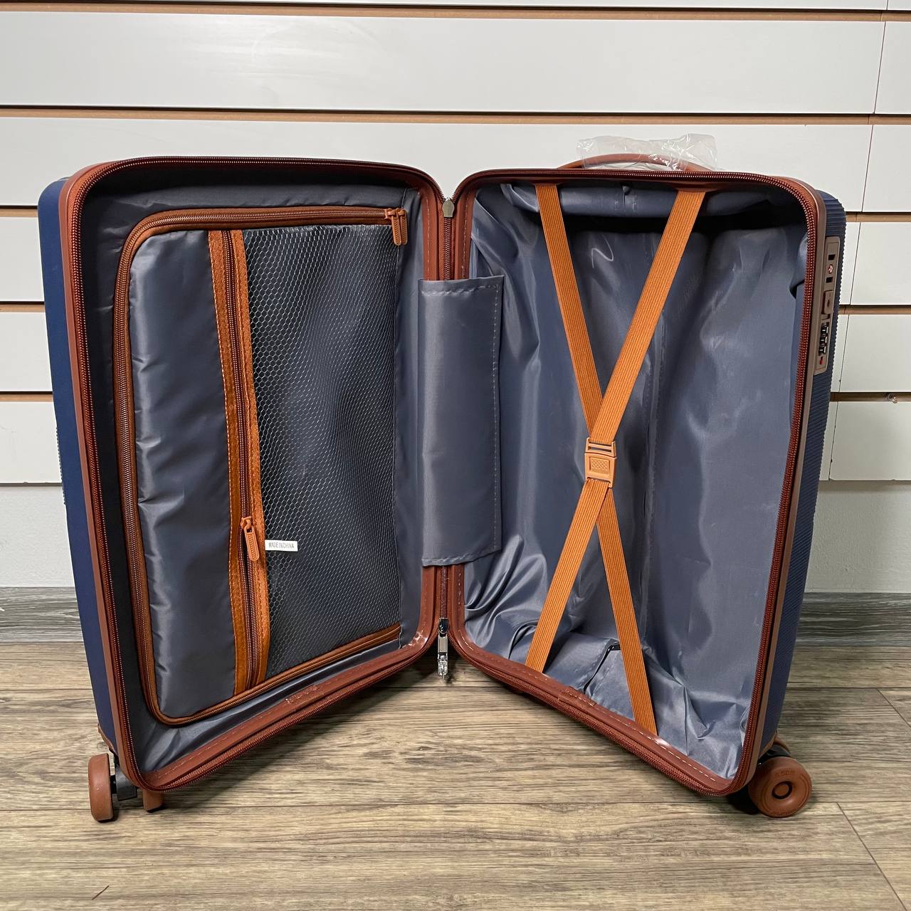 Чемодан полипропилен S - Синий