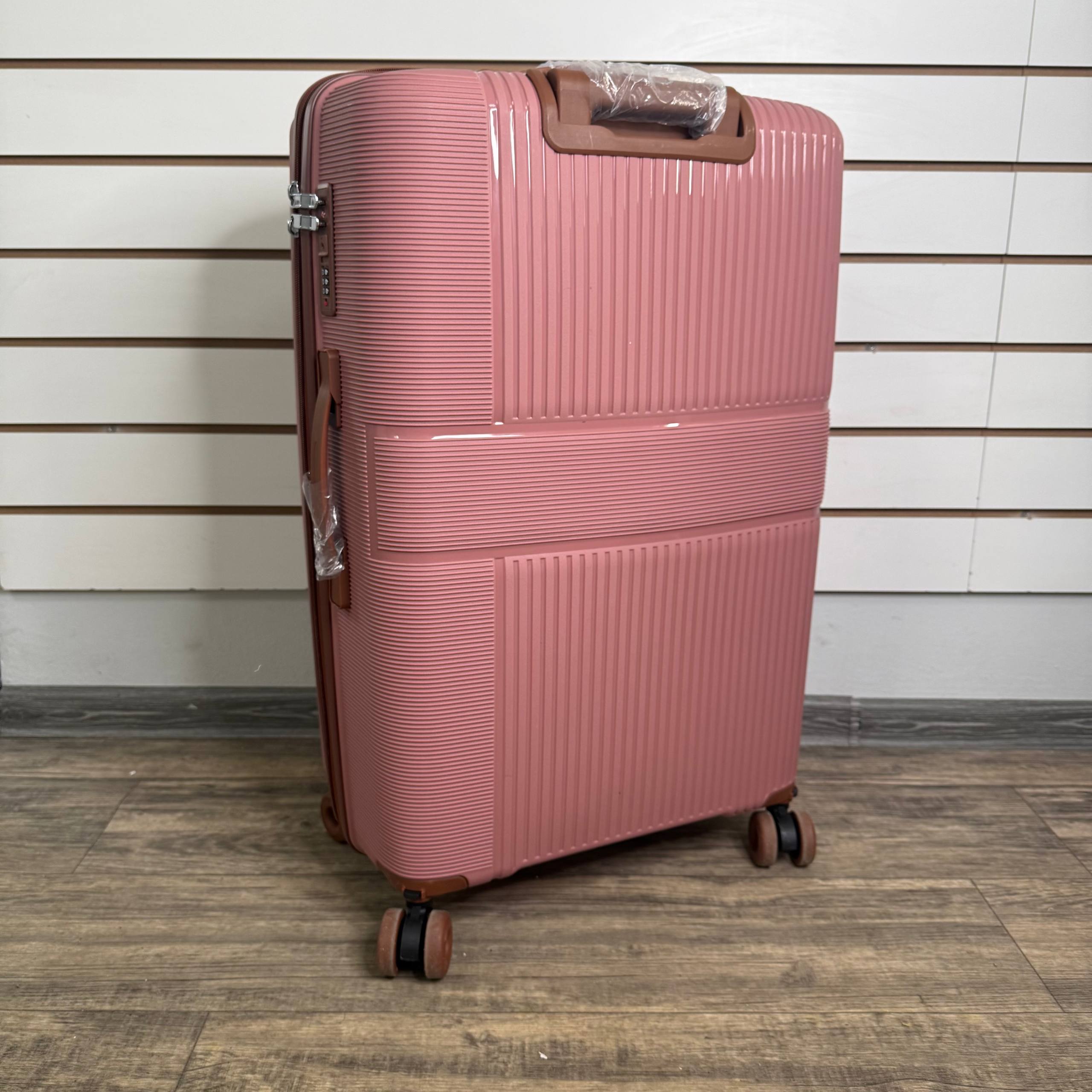 Чемодан полипропилен L - Нюдовый