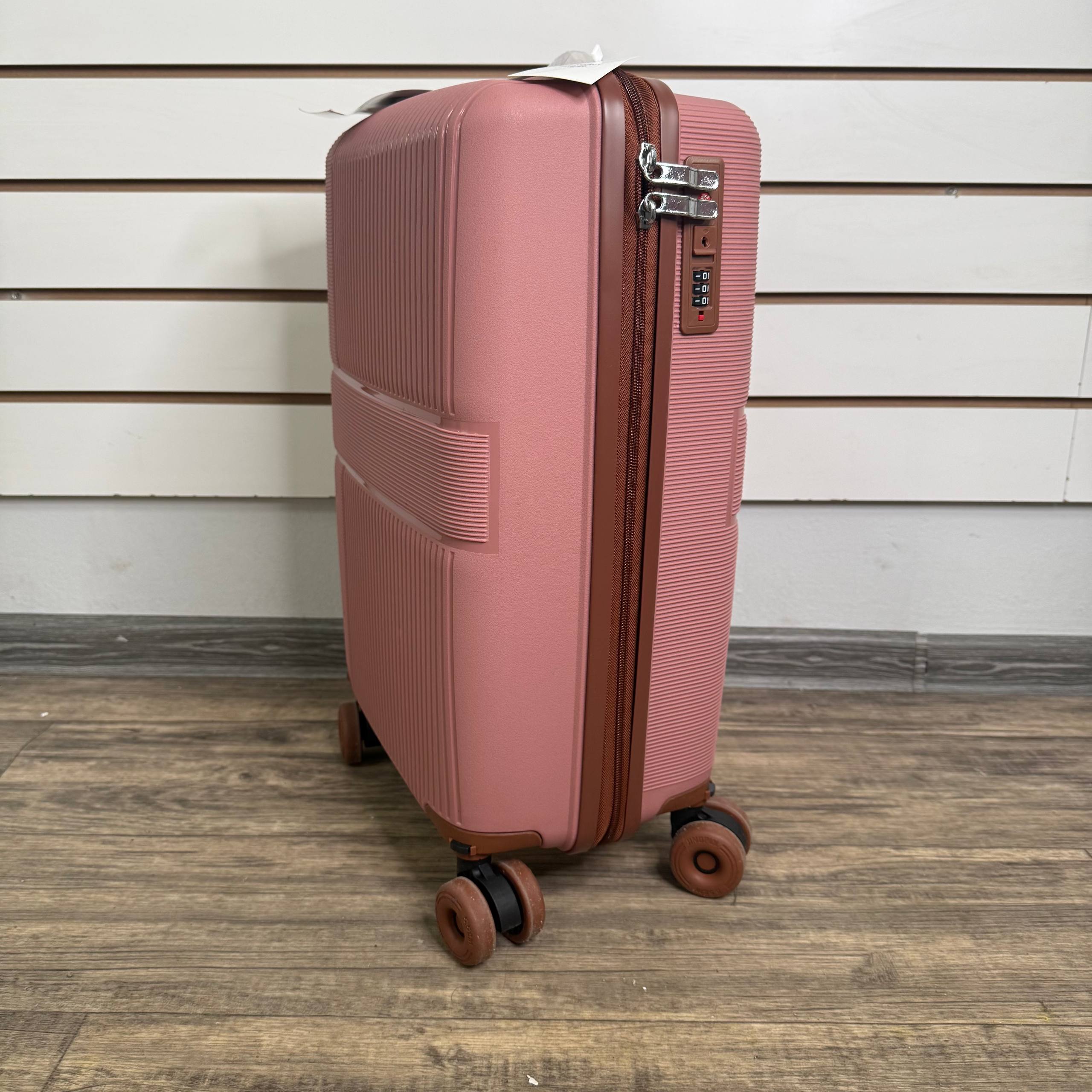 Чемодан полипропилен S - Нюдовый