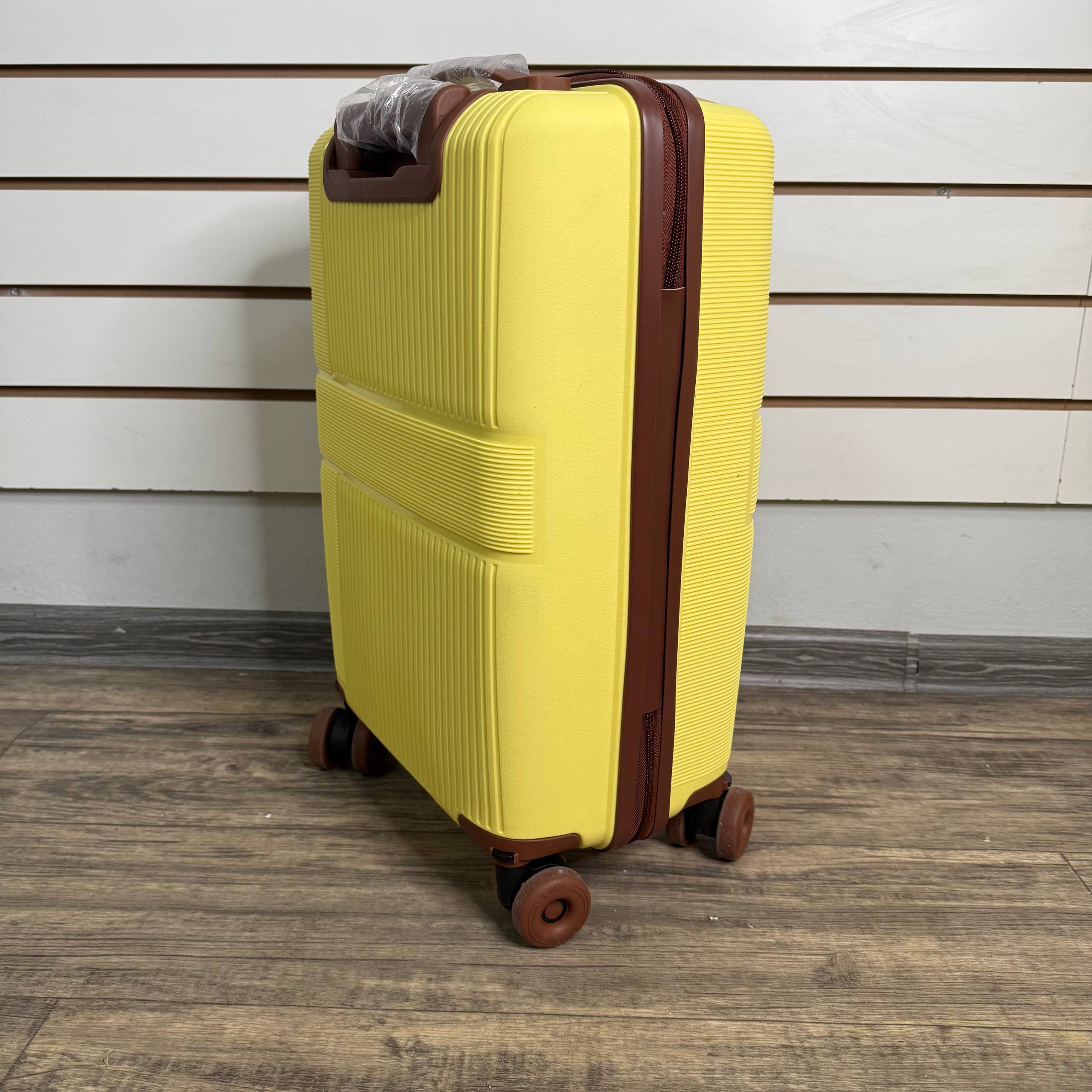 Чемодан полипропилен S - Желтый