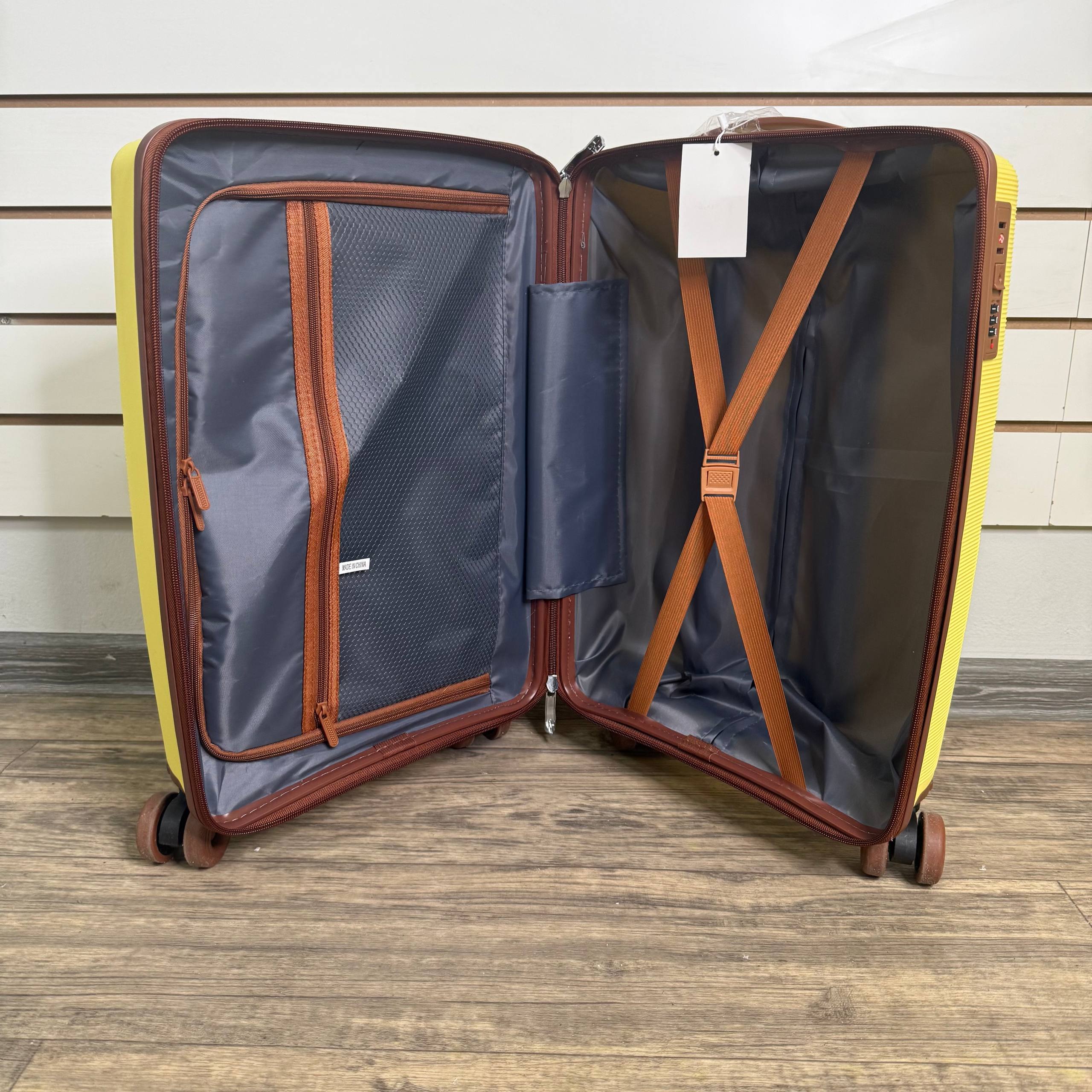 Чемодан полипропилен S - Желтый