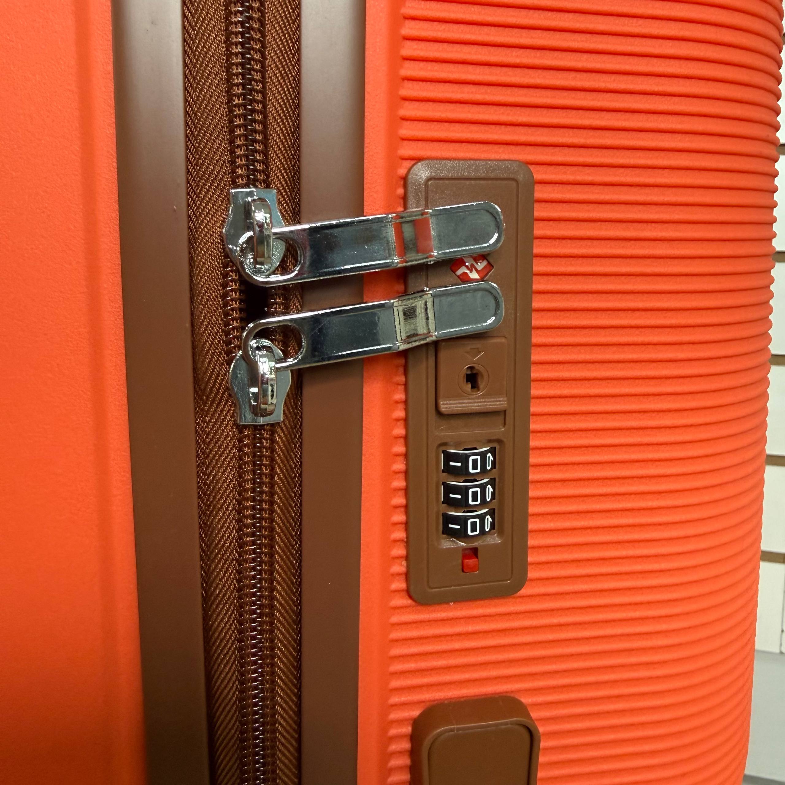 Чемодан полипропилен L - Оранжевый