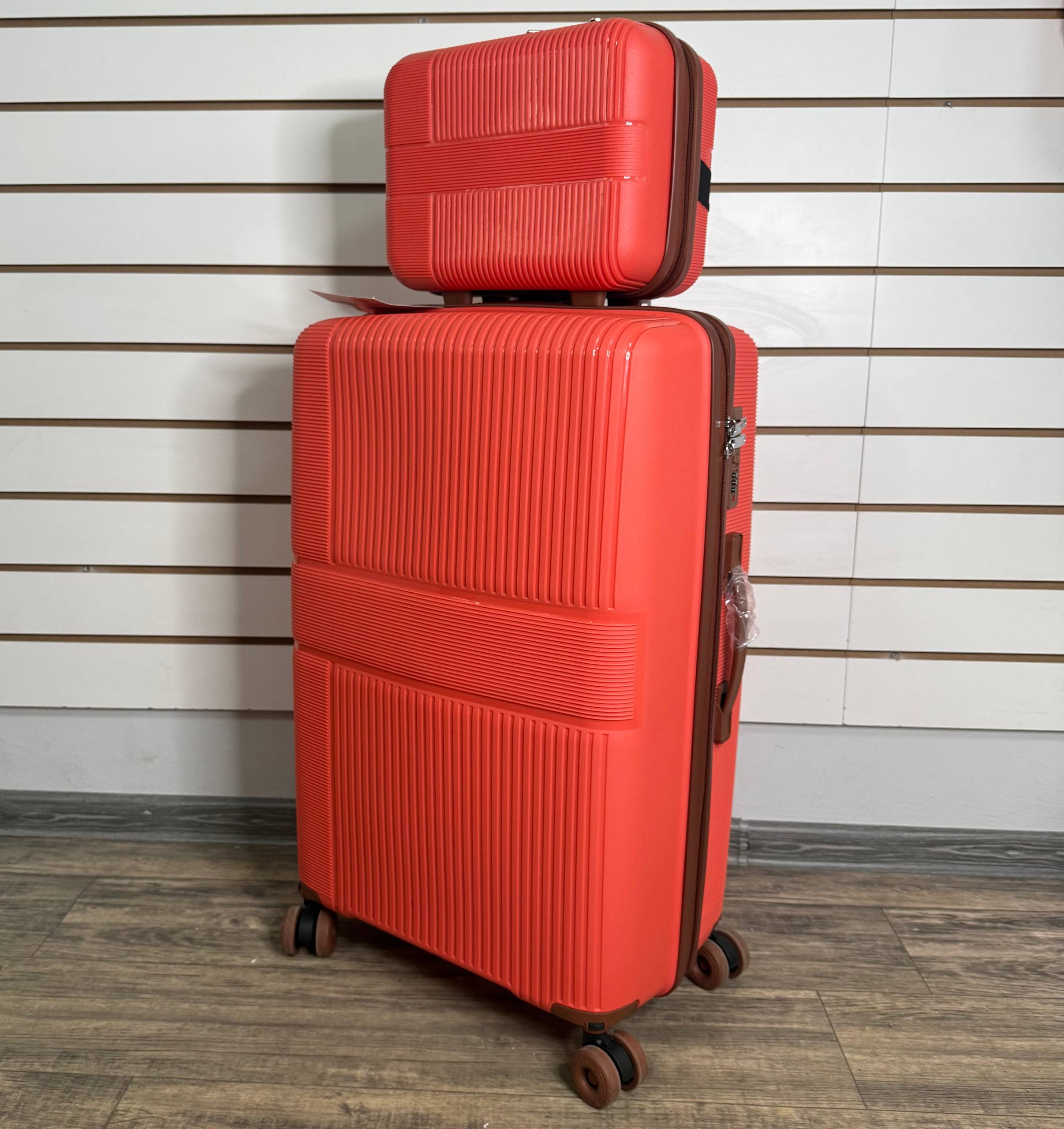 Чемодан полипропилен L - Оранжевый