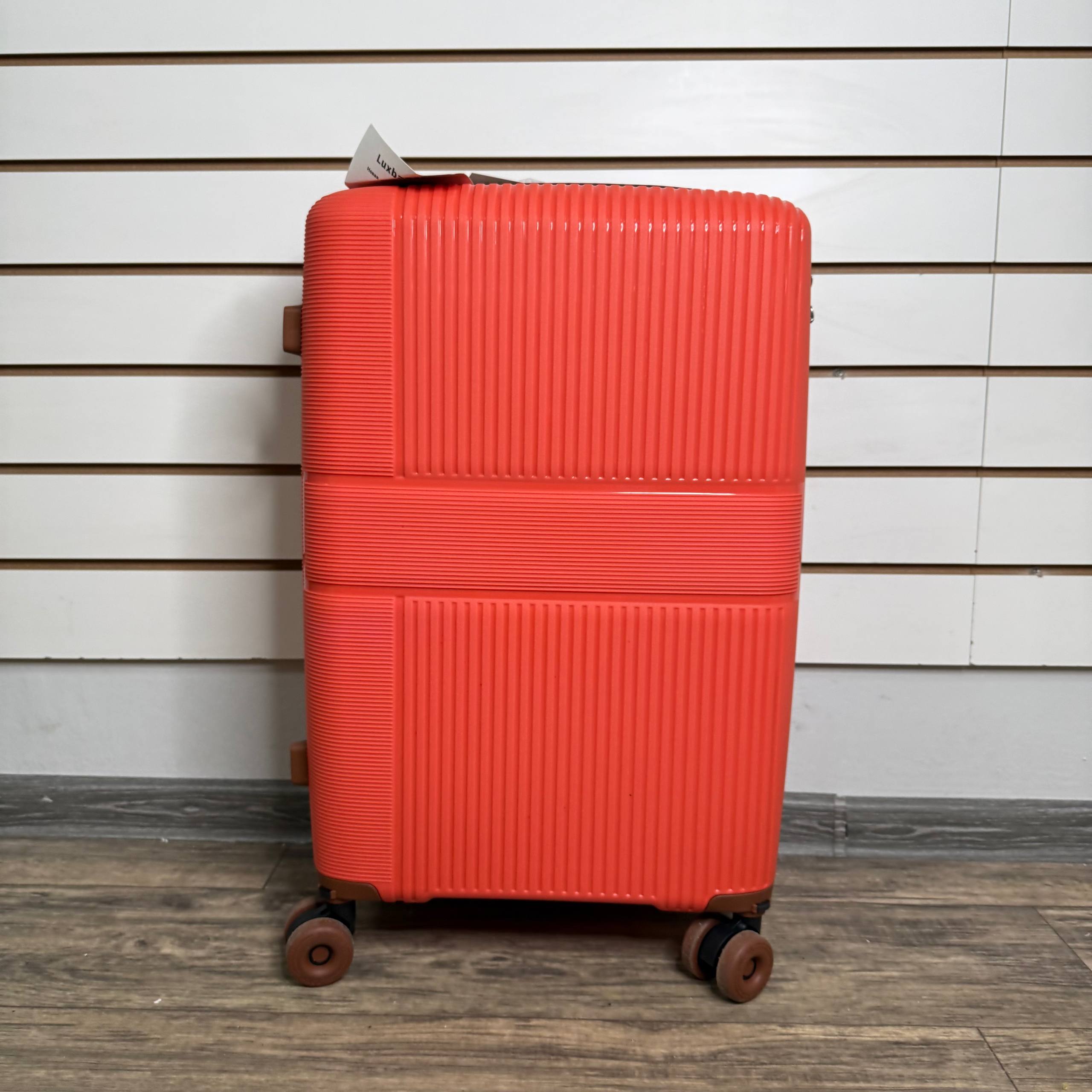 Чемодан полипропилен М - Оранжевый