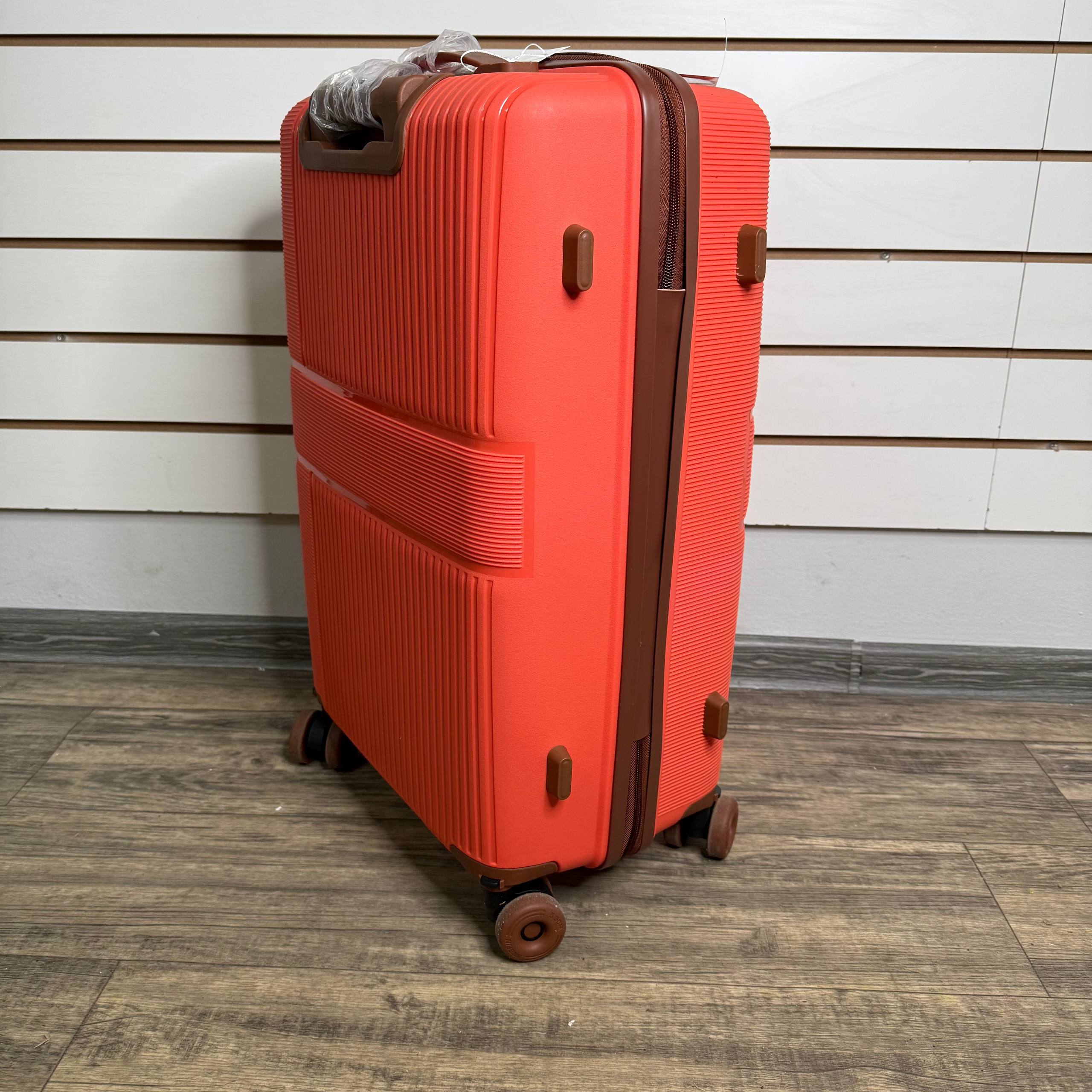 Чемодан полипропилен М - Оранжевый