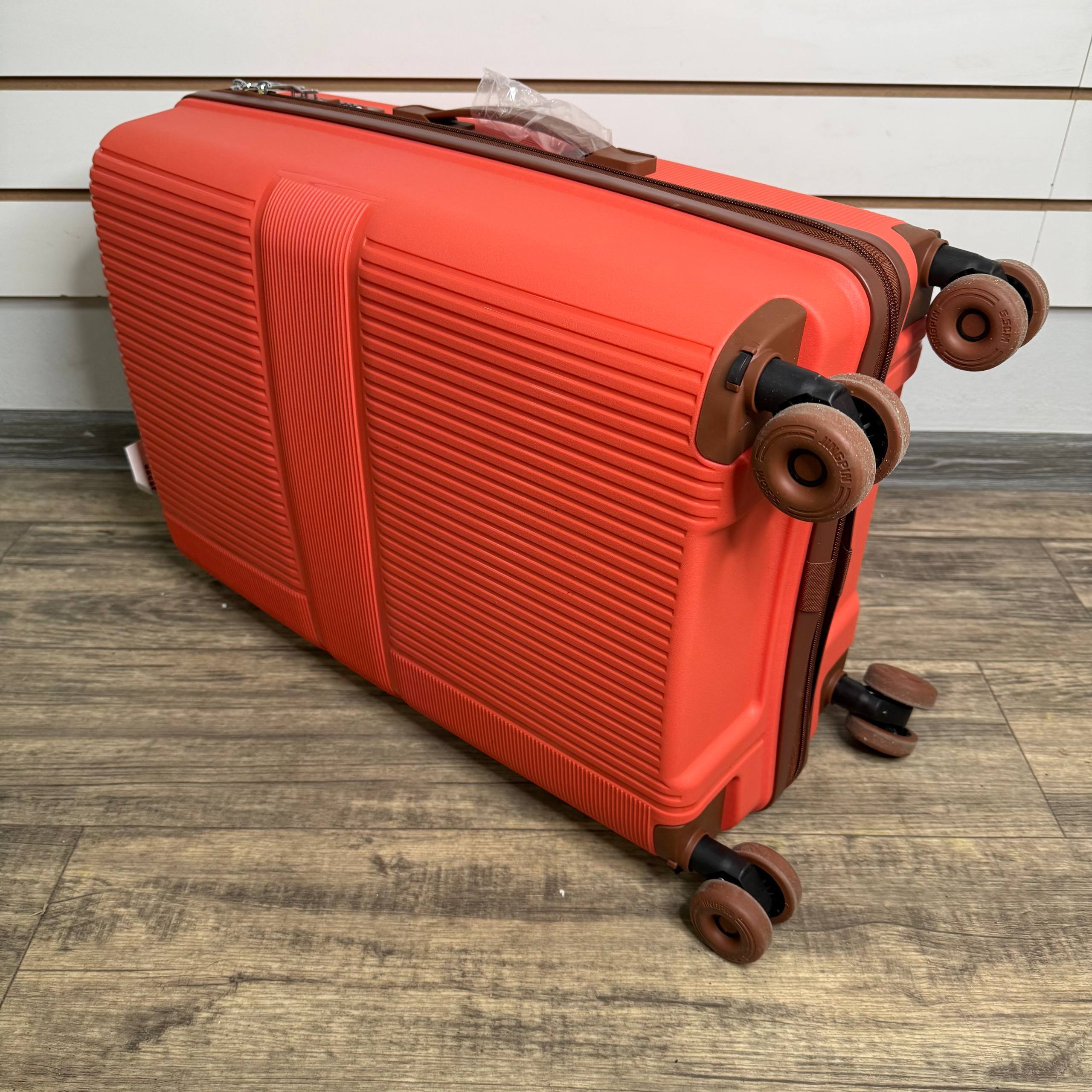 Чемодан полипропилен М - Оранжевый