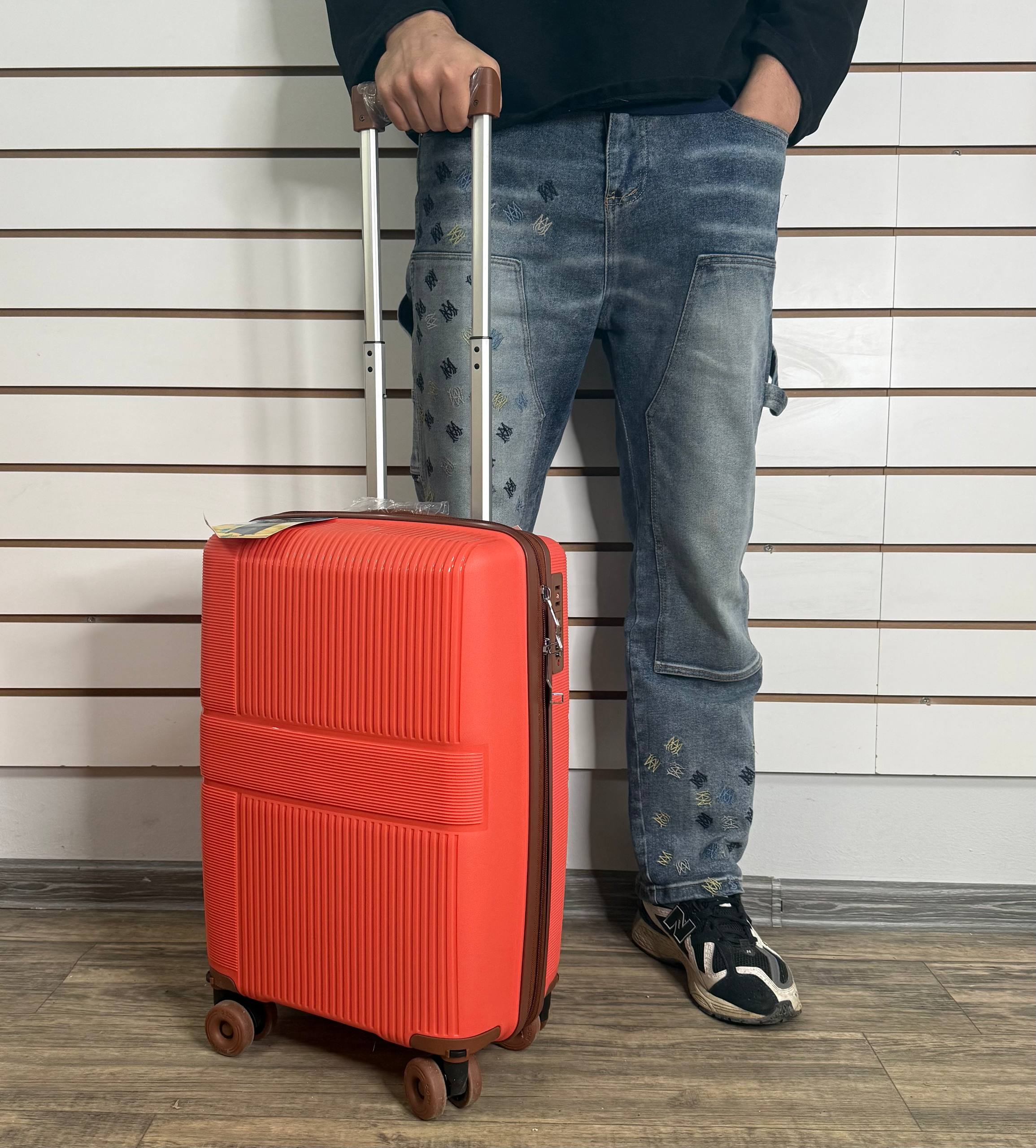 Чемодан полипропилен S - Оранжевый