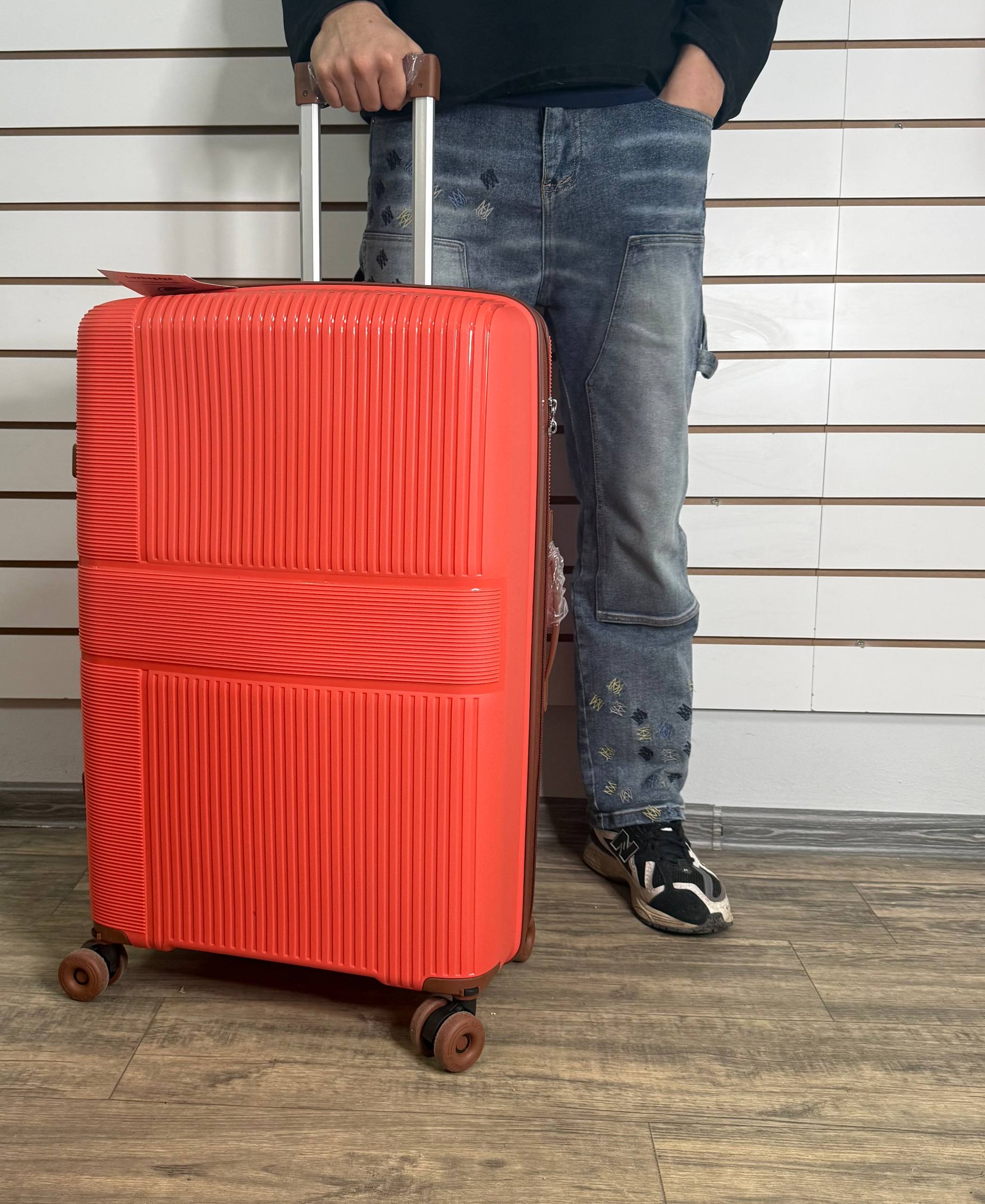 Чемодан полипропилен L - Оранжевый